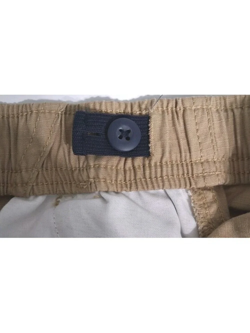 Place, Boys Shorts, Size 10 Husky, 100% Cotton Cargo, Khaki, EUC